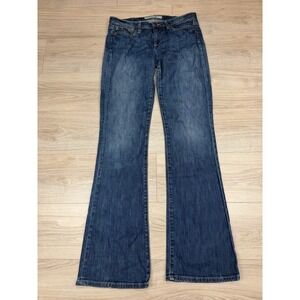 Joes Jeans Womens Blue Medium Wash Mid Rise Flare Leg Denim Jeans Size 31x33